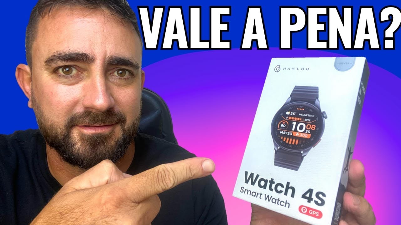 SERÁ O MELHOR? WATCH 4S É NOVO SMARTWATCH DA HAYLOU QUE PROMETE MUITO! TEM GPS E STRAVA, TELA AMOLED