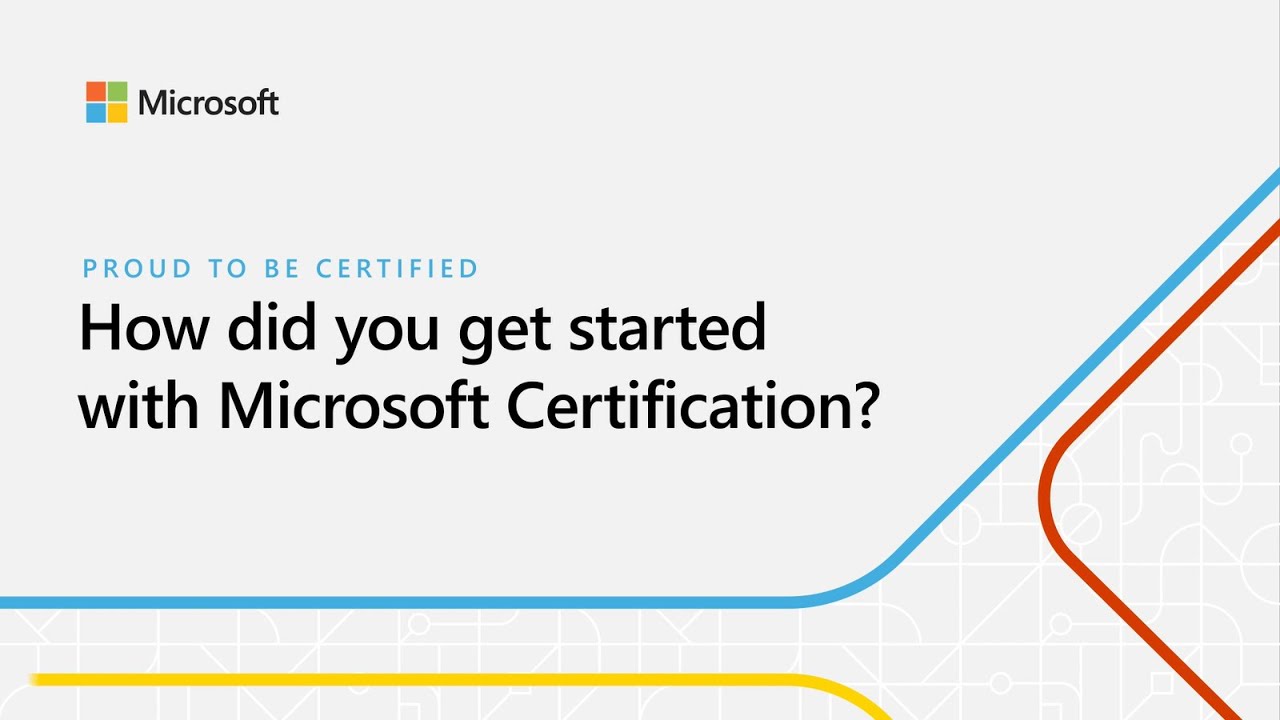 Как начать сертификацию Microsoft | #ProudToBeCertified