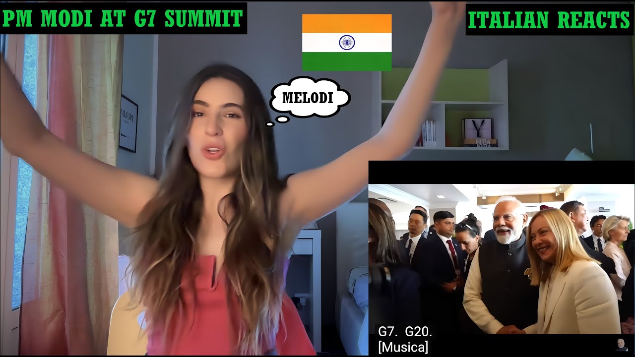 Italian Reacts To PM Modi At G7 Summit In Canada