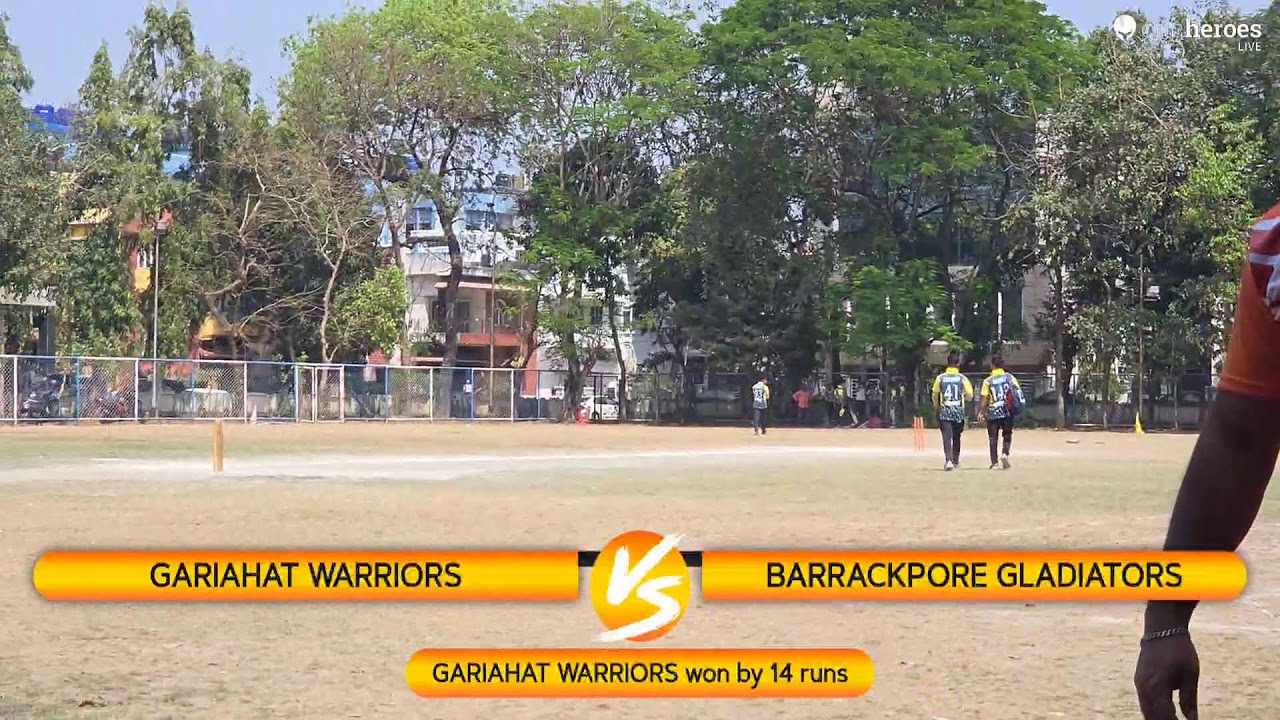 GARIAHAT WARRIORS vs BARRACKPORE GLADIATORS live cricket match | Kalyan Premier League - Kolkata Edi