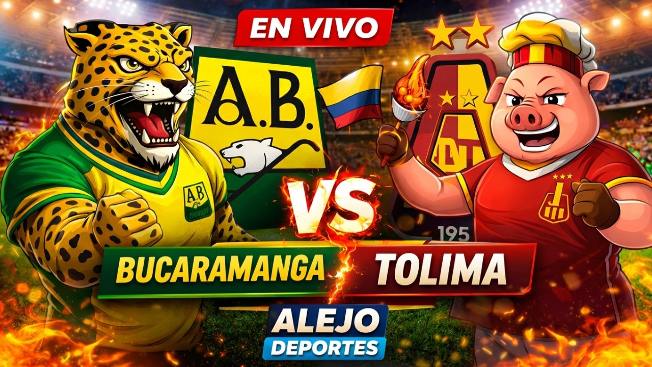 ¡EN VIVO! 🔥 BUCARAMANGA vs TOLIMA | ¿Podrá el Leopardo romper la racha?