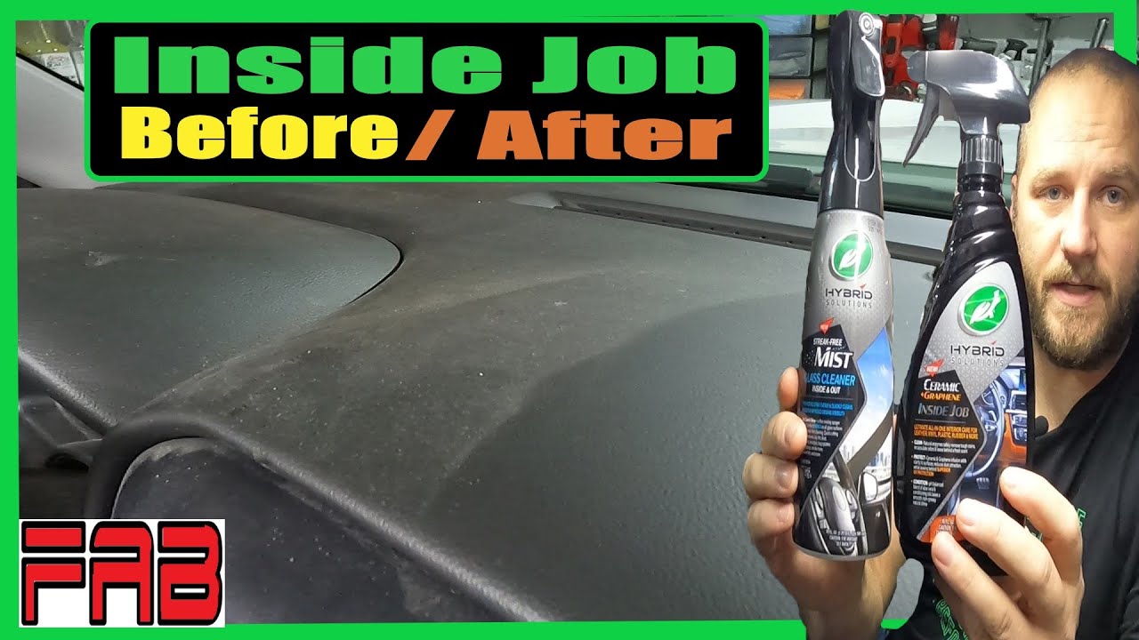 New Turtle Wax Inside Job and Mist Glass Cleaner First Use!
