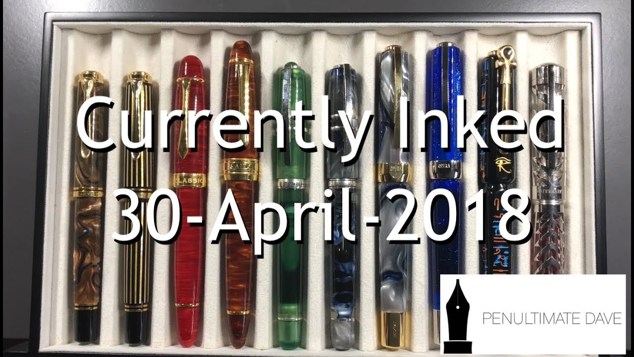 Currently Inked 30 April 2018