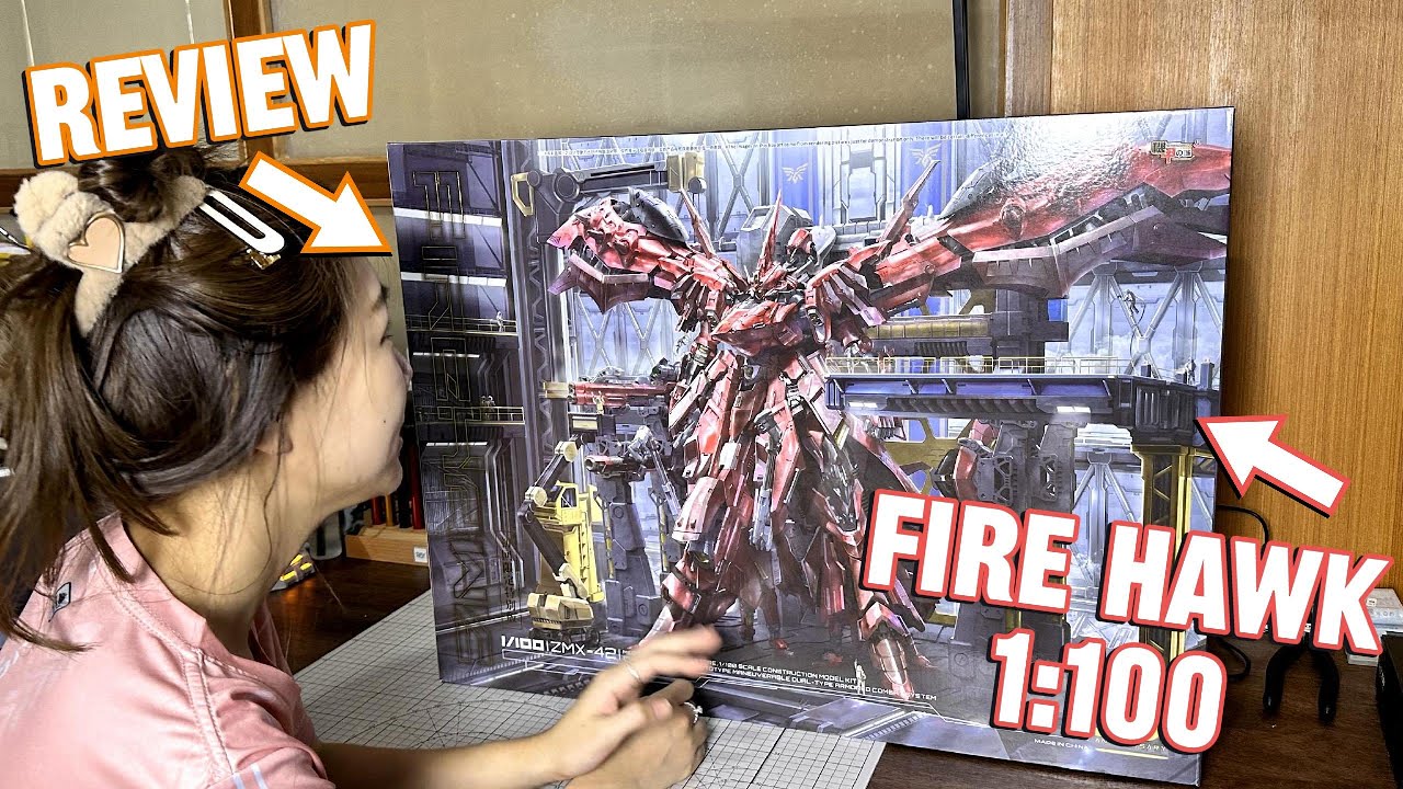 Review รีวิว Mechanicore 1/100 ZMX-42 FIREHAWK ส่องแผงโคตรใหญ่ เห็นแล้วท้ออ