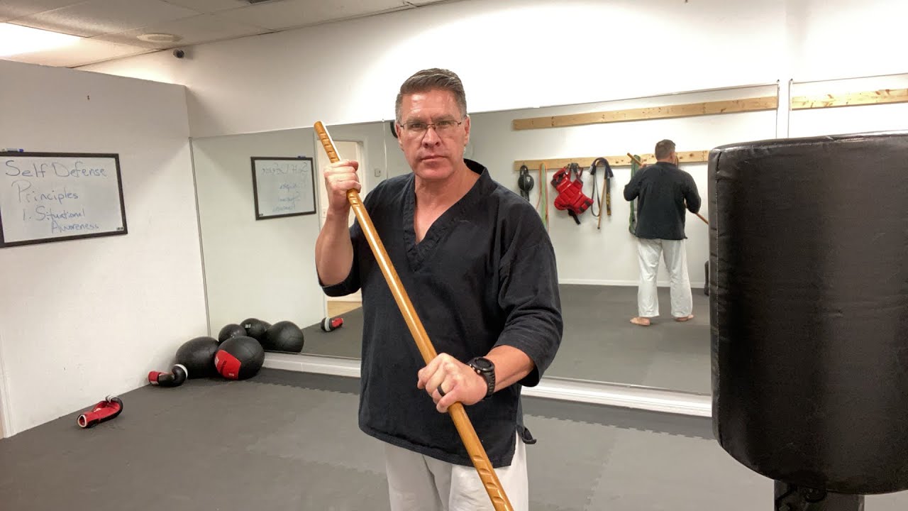 How to defend yourself with a walking stick - jo staff training