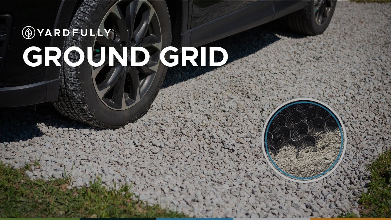 Yardfully® Ground Grid Geocells | Porous Pavers for Driveway, Paths, Patio, Trails, Pools, Parking