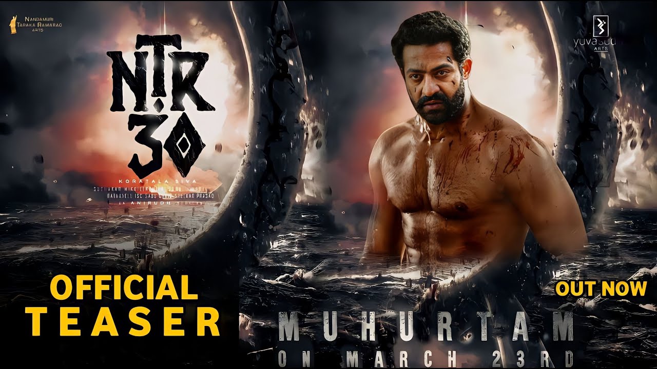 #NTR30 - NTR Intro First Look Teaser|NTR30 Official Teaser|NTR30 Trailer|NTR30 First Look Teaser|NTR