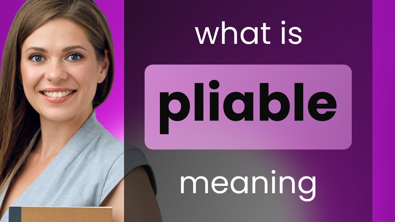 Pliable &bull; PLIABLE definition