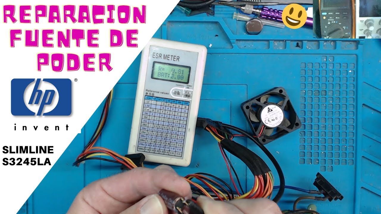 Reparacion fuente HP slimline S3245LA | Proteccion de fuente por capacitor dañado !!