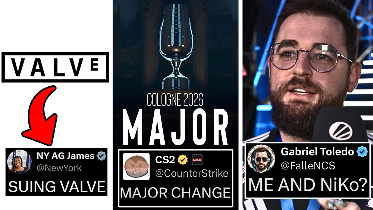 Новый иск Valve по CS2, серьёзные изменения в Кёльне, афера на 1 миллион долларов, FalleN и NiKo ...