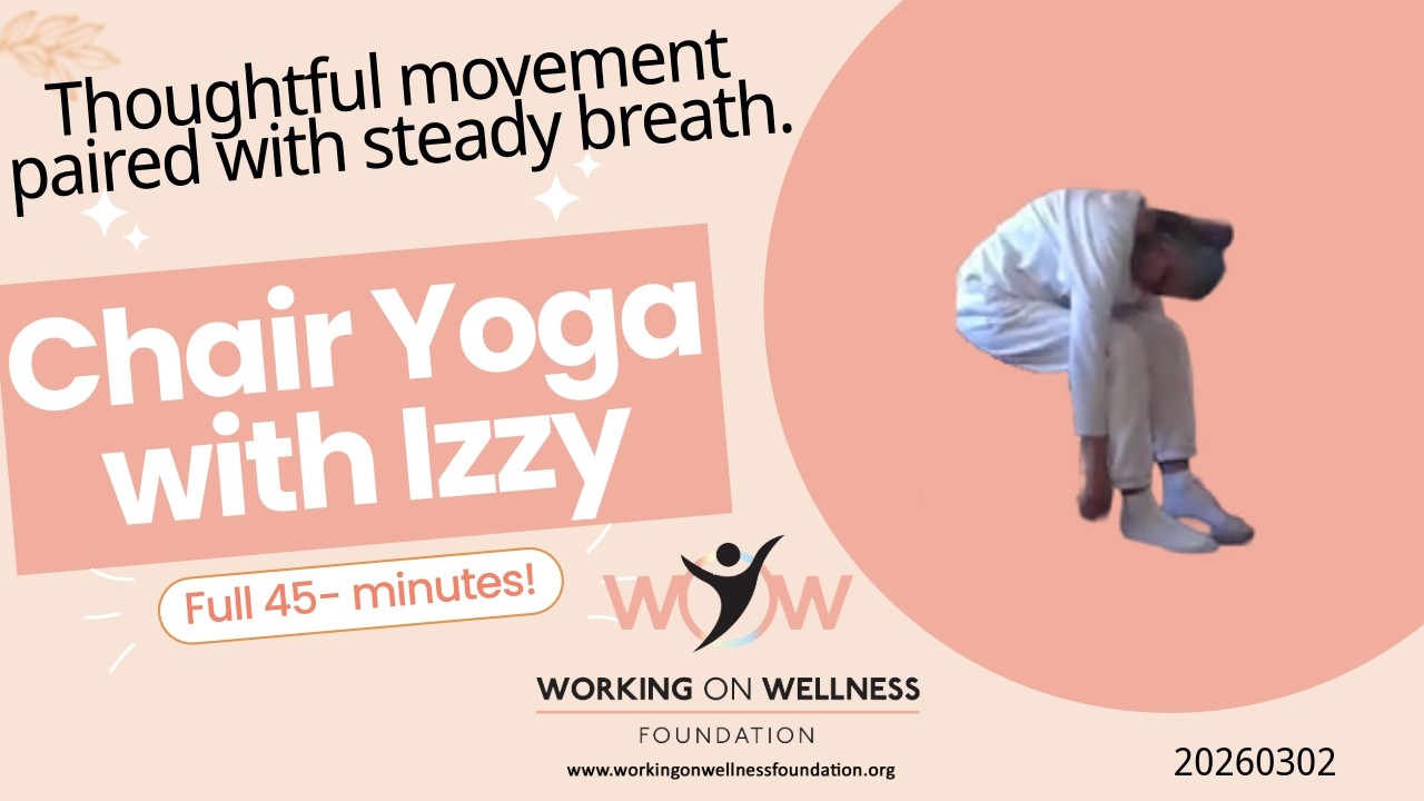 Найдите своё равновесие: йога на стуле для всего тела с Иззи | 2 марта 2026 г.