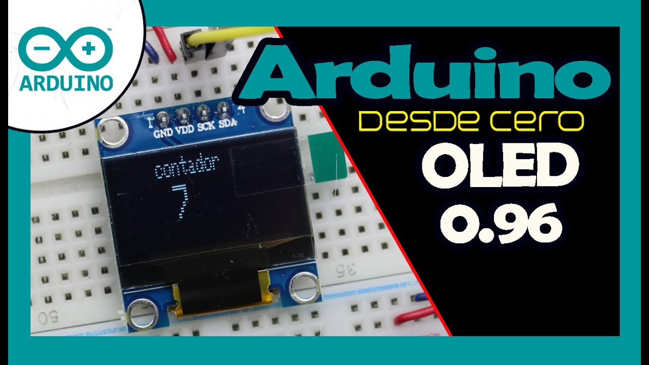 manejo de pantallas LCD OLED 0.96 | arduino desde cero  @Editronikx