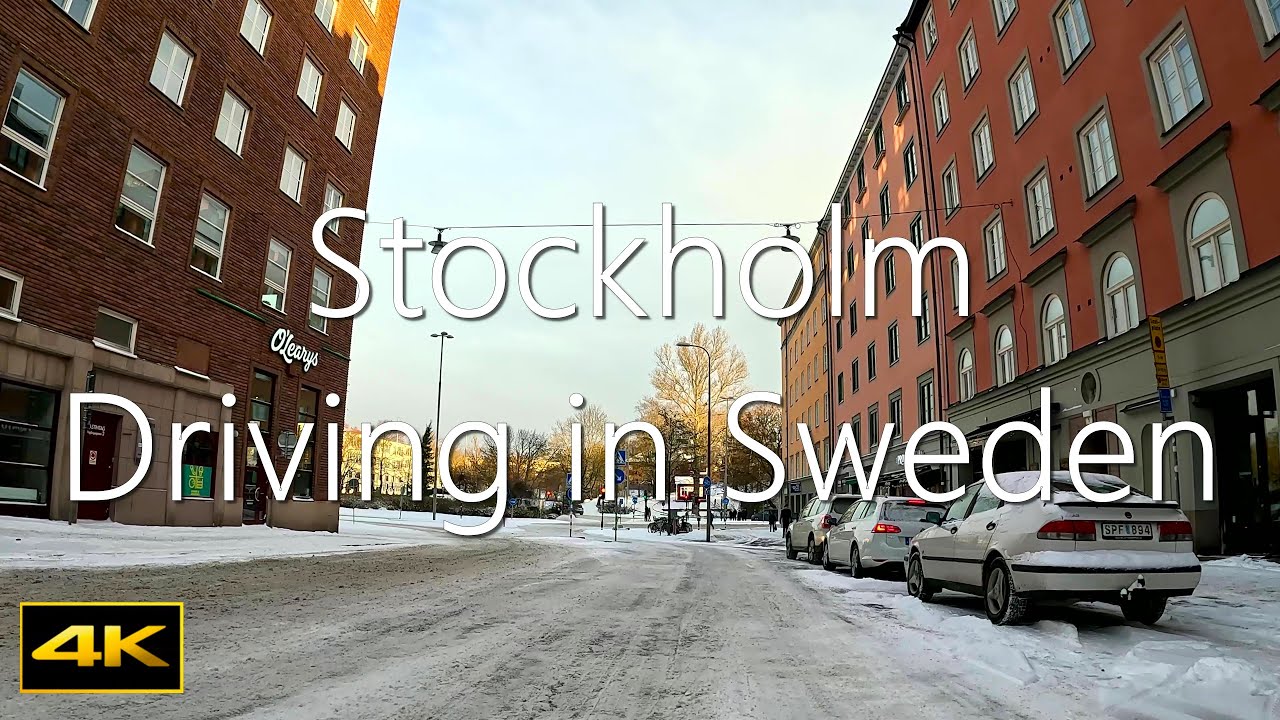 Driving in Sweden || Stockholm Tour || LUNITO Finland