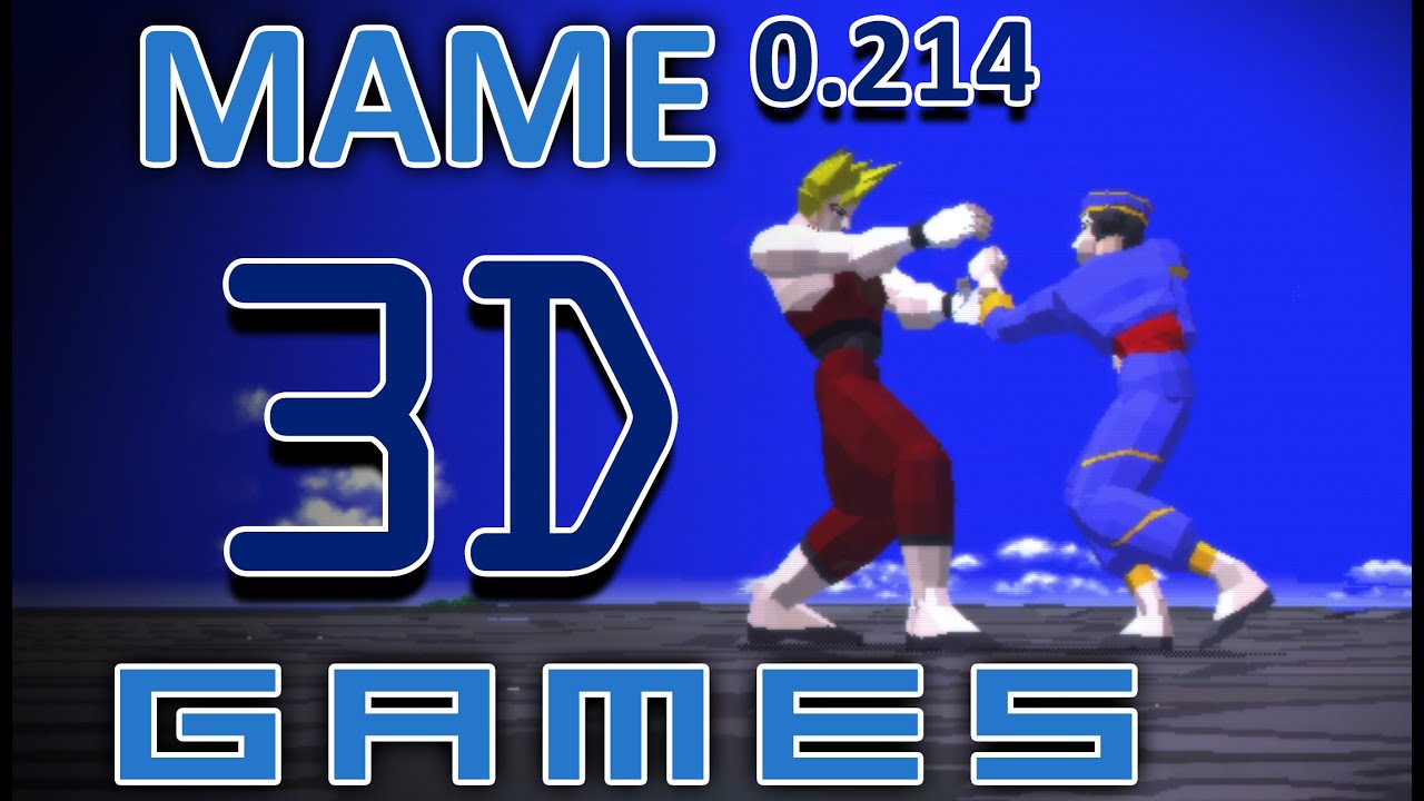 MAME 0.214 - 3D Games [4K@60]