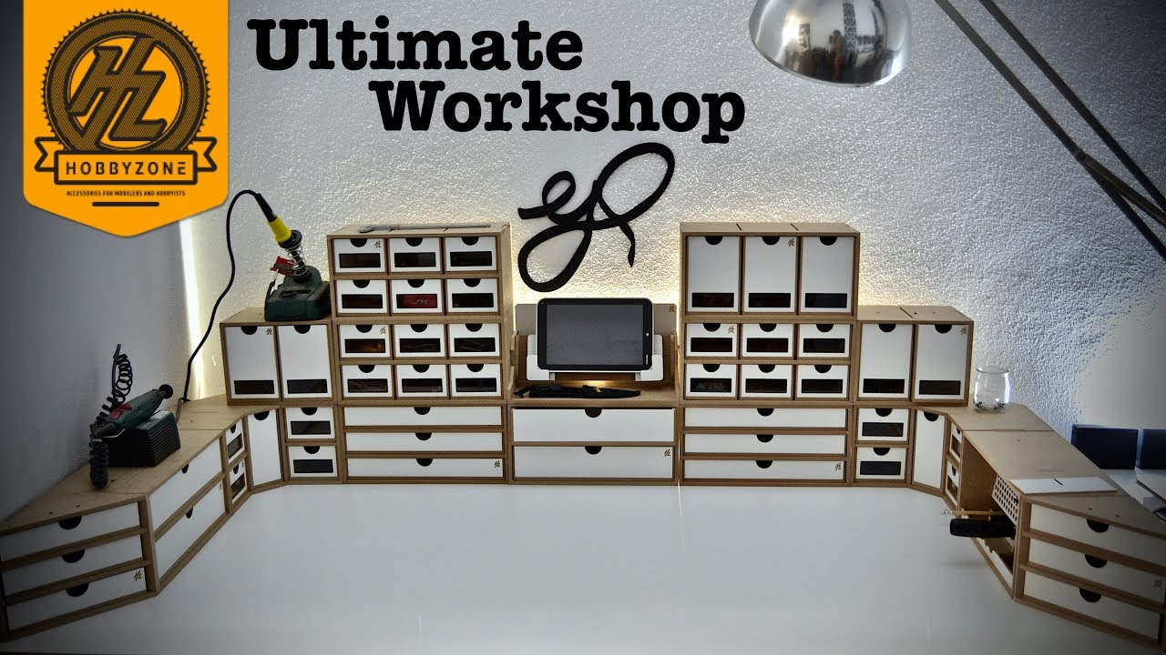 HOBBYZONE the Ultimate Modular Workshop for you!!! Now it's organized