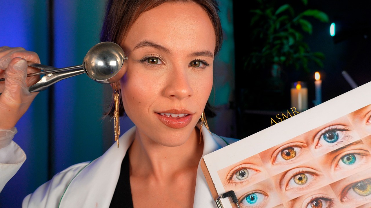 ASMR Mudando a cor dos seus OLHOS na clínica SECRETA 👀 (não conte pra ninguém!)