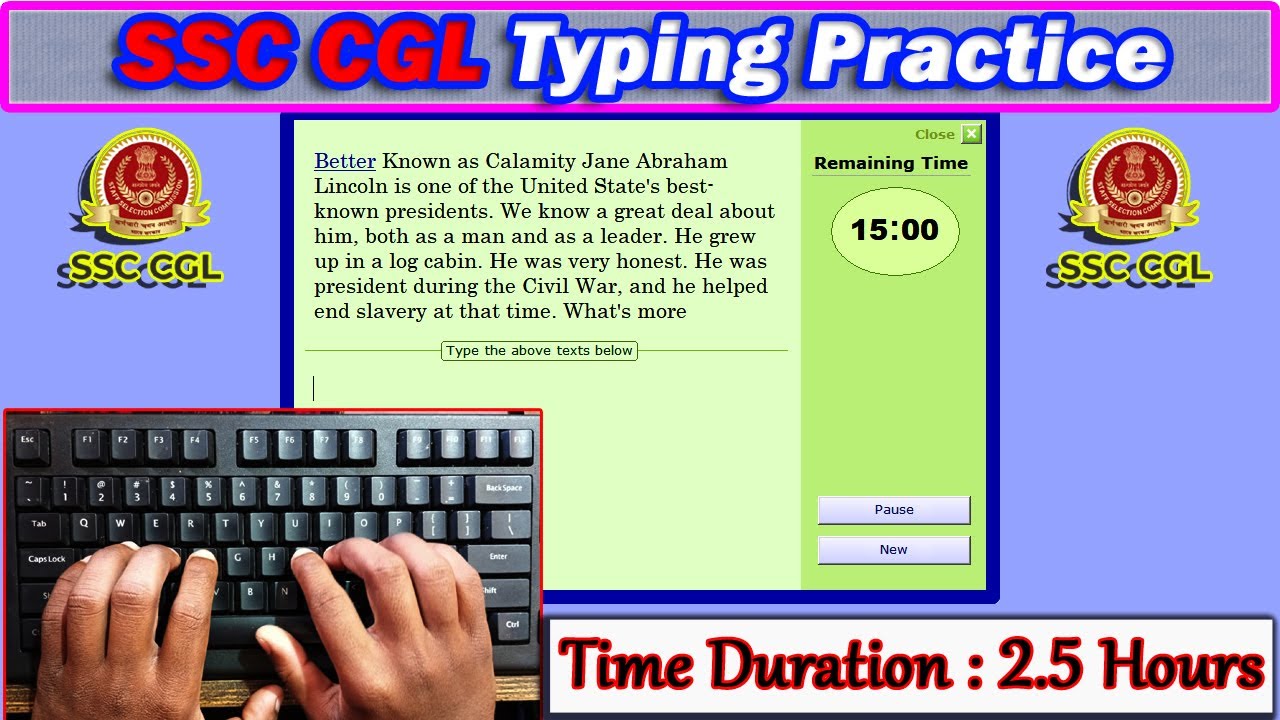 SSC CGL 2 Hours 30 Minutes Offline Typing Practice #sonmatypingexpert #typing #raushantypingmaster