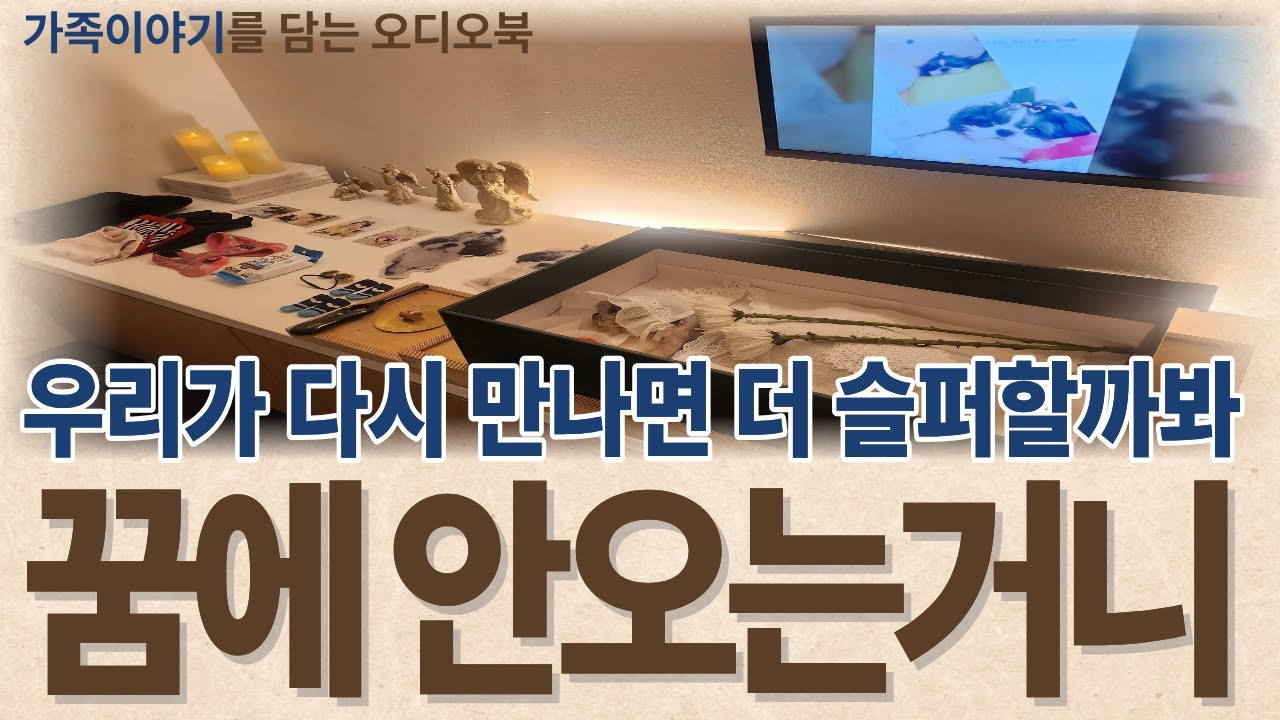 새해 1월 너의기일 꿈에 한 번도 나오지 않는 너에게, 반려견 이야기 가족 오디오북