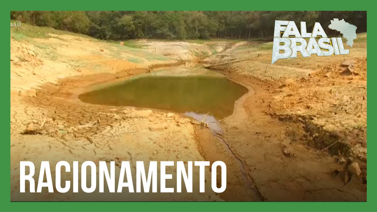 Falta de chuva faz algumas cidades j&aacute; adotarem o racionamento de &aacute;gua
