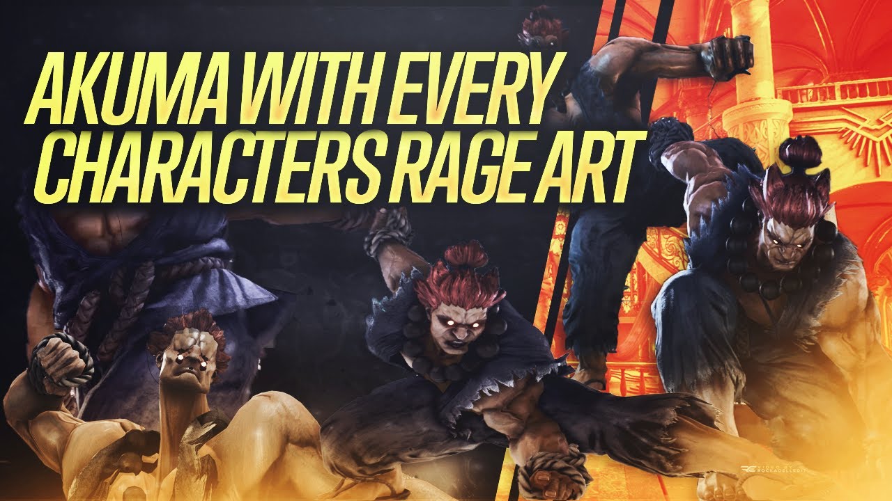 TEKKEN 7 - Akuma With Every Rage Art (Move Swap)