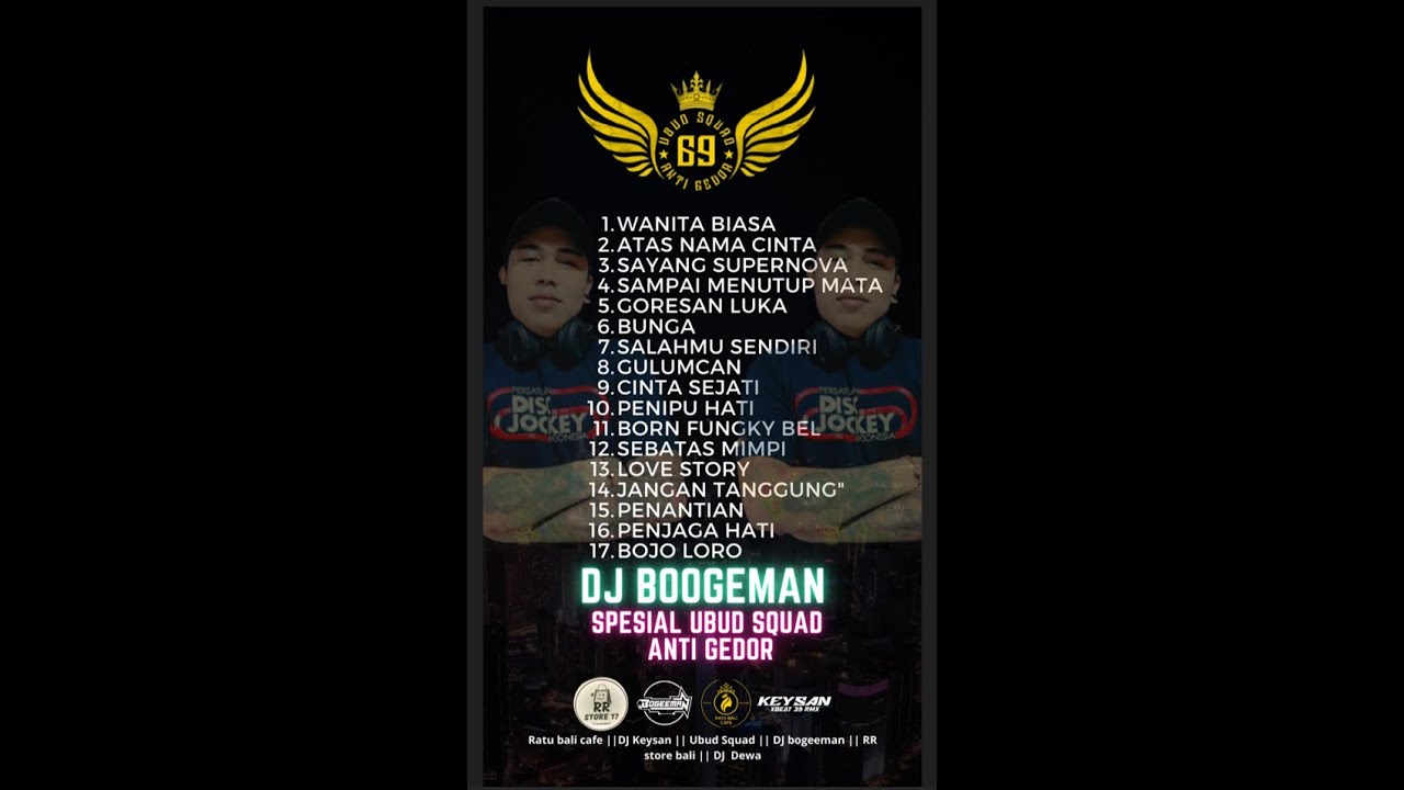 SPESIAL BOS MUDA BAGASKARA [ UBUD SQUAD ANTI GEDOR] 2025 _ DJ BOOGEMAN #djfungkot #djremix