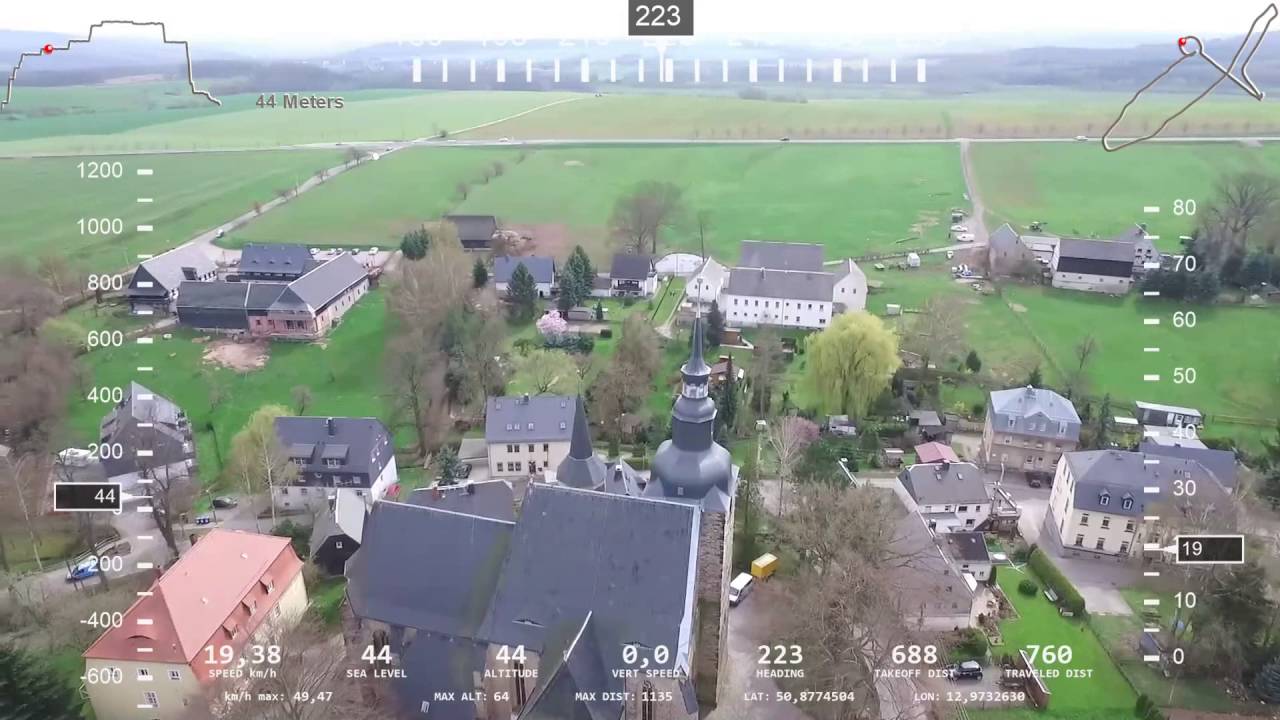Flug über Chemnitz Ebersdorf