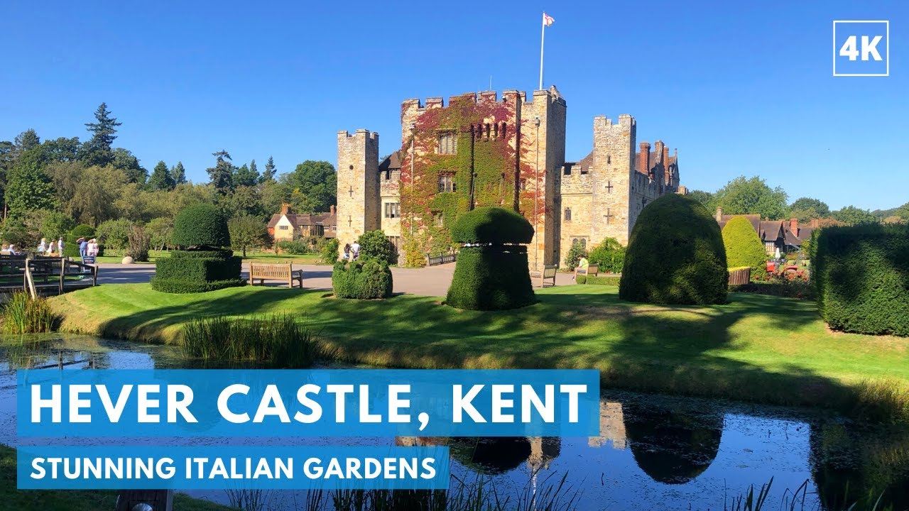 Hever Castle & Gardens, Kent UK - walking the Italian Gardens