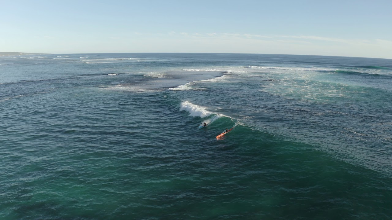 Surf Ski wave riding Margaret River