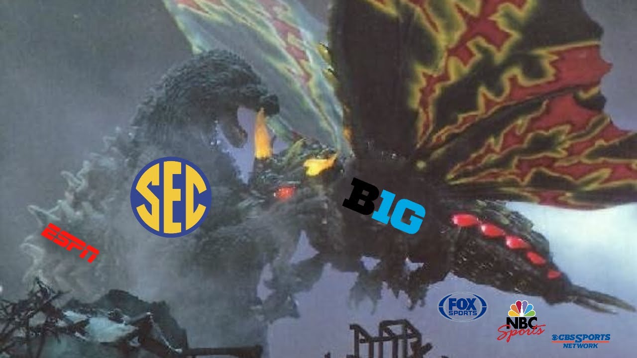 SEC против Big 10 (количество зрителей в 2025 году)