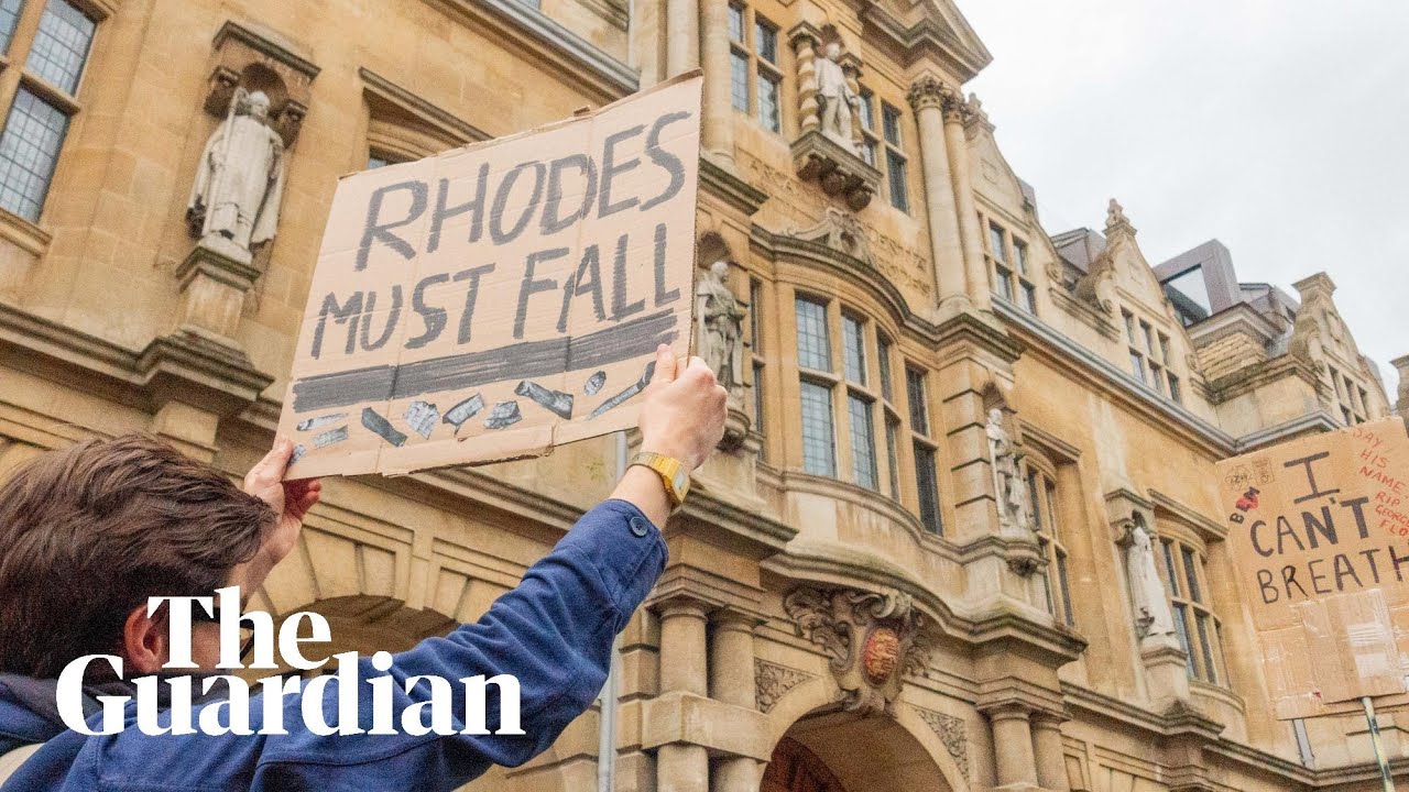 Rhodes must fall: Oxford protesters call for removal of statue
