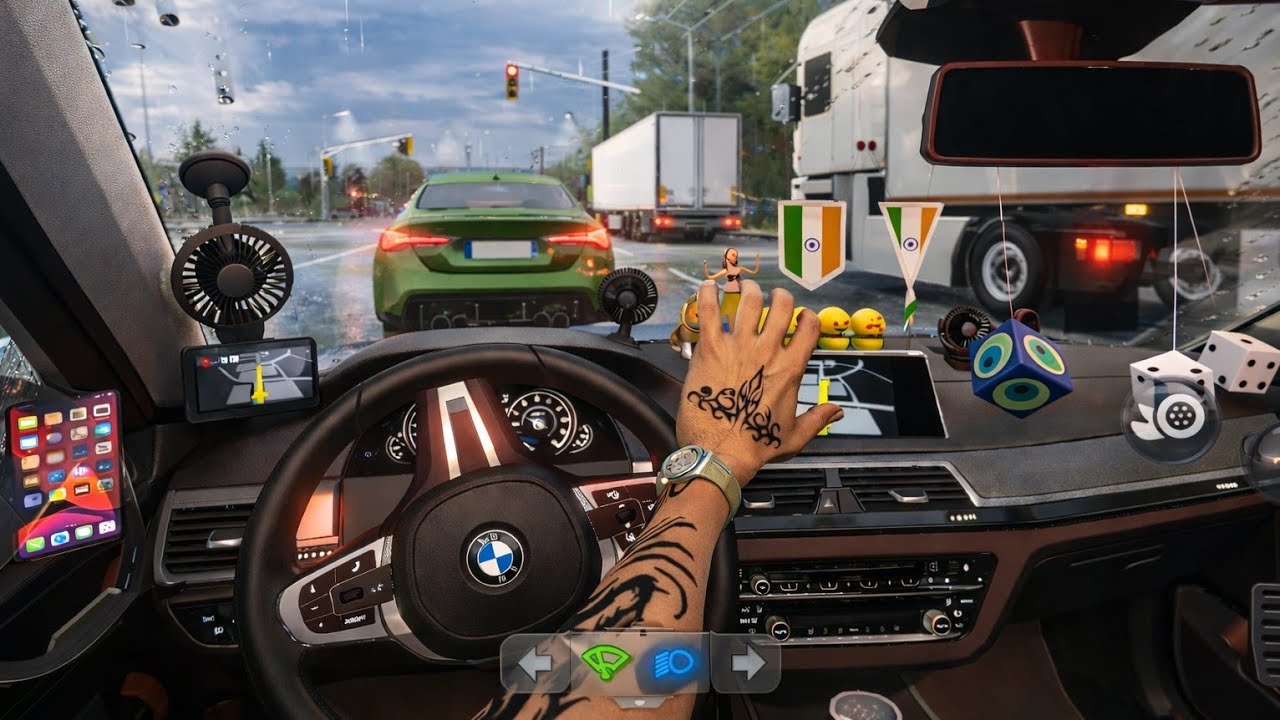 Truck simulator ultimate l BMW realistic car mod l Mobile gameplay 🚦🔥#youtubvideo 