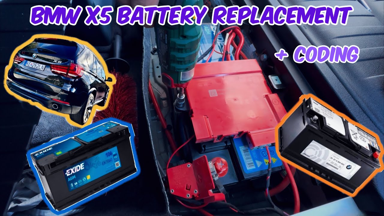 BMW X5 F15 Battery Replacement | X5 F15 výmena batérie + registrácia