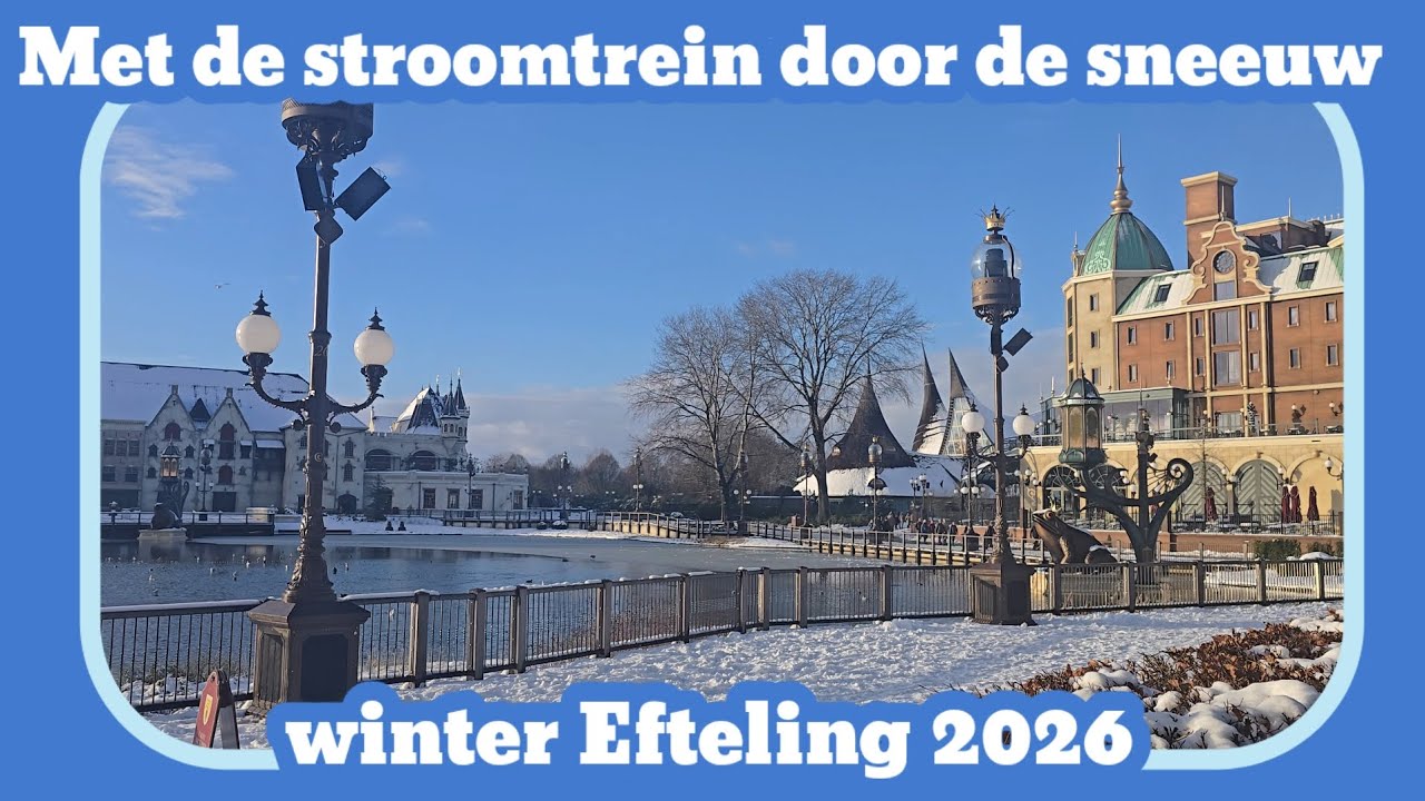Met de stroomtrein door de sneeuw [Efteling 2026]
