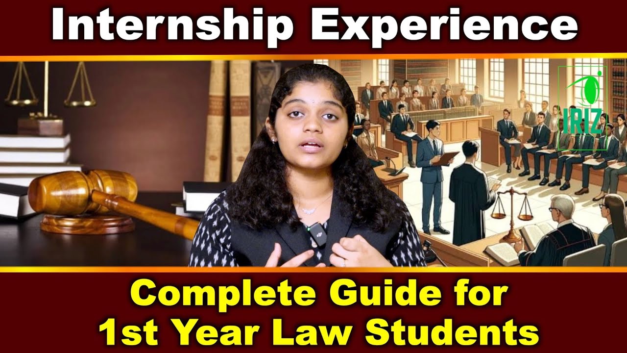 Harine speech | Internship Experience | Complete Guide for 1st Year Law Students | Iriz Vision