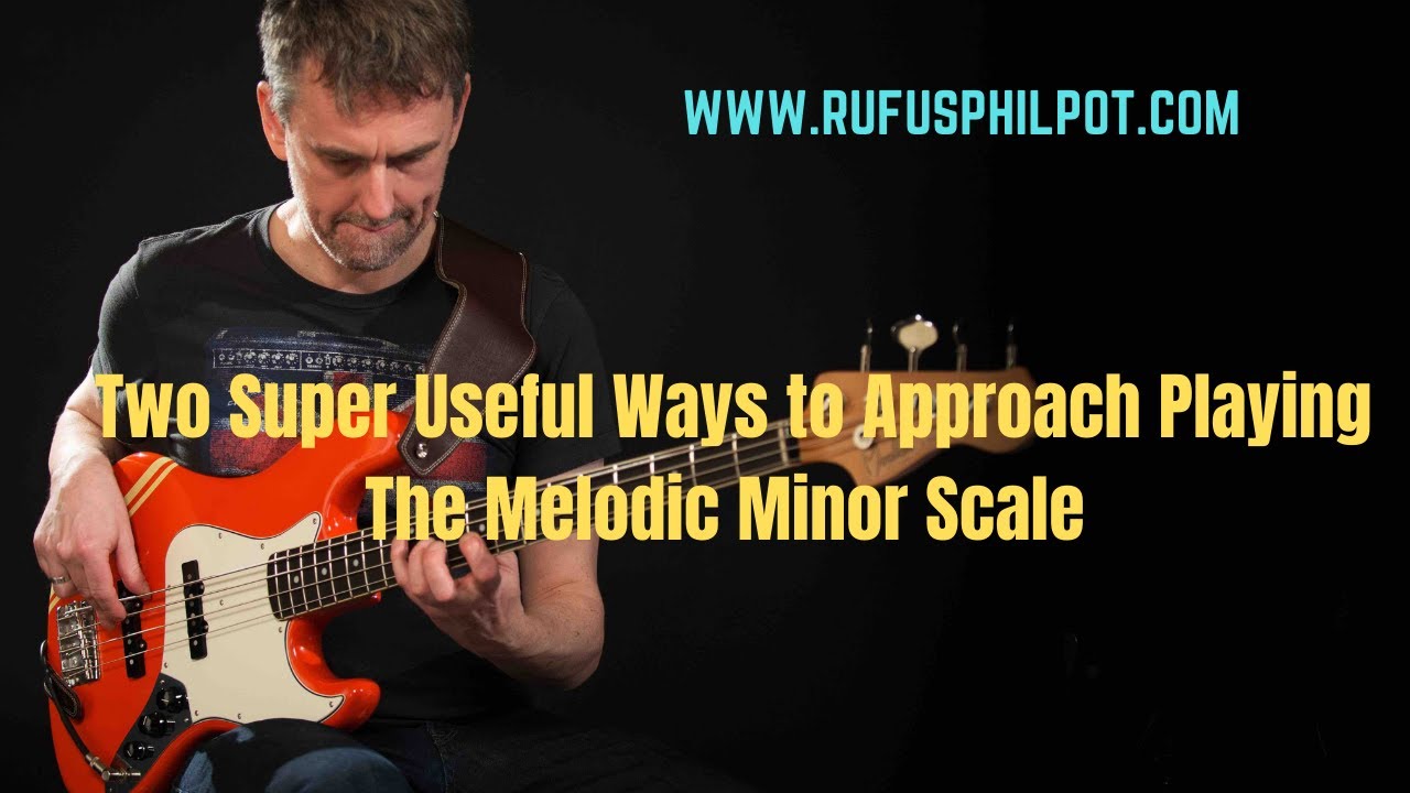 Two Super useful Ways to Approach Fingering for the Jazz Melodic Minor Scale on Bass!