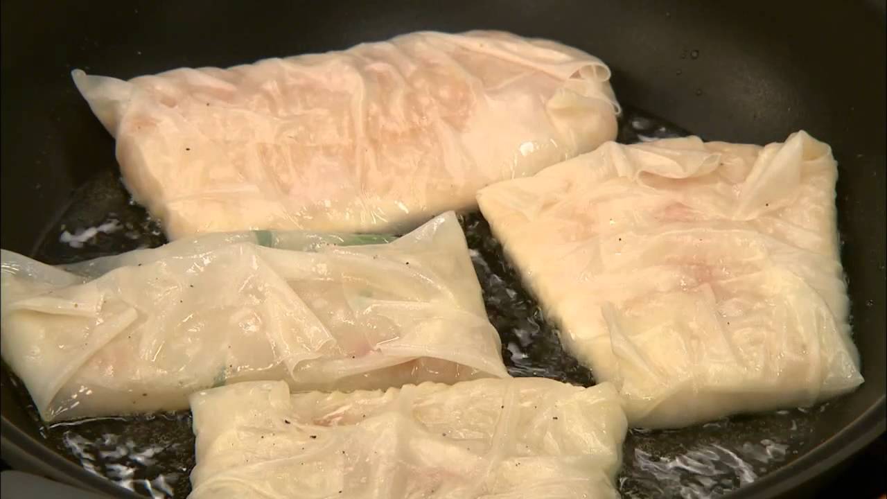 Jacques Pépin: How to Make Haddock Steaks in Rice Paper