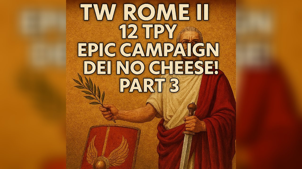 Total War Rome 2 - 12 TPY Epic, NO CHEESE, DEI, Realistic & Challenging Campaign 30+mods Part 3