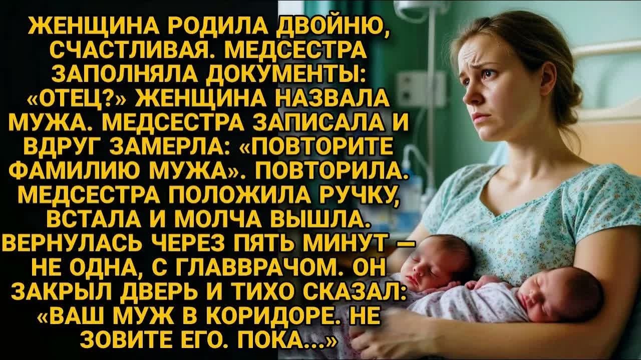 Муж оказался человеком без имени. Правда всплыла в ночь, когда жена родила двойню...
