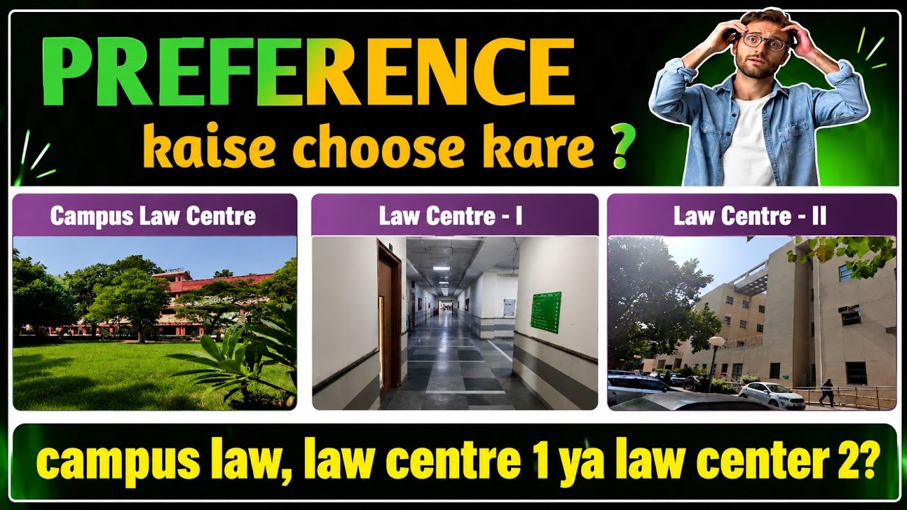 Watch Before Filling Preferences! | CLC vs LC1 vs LC2#csasportaldu #cuetpg #lawfaculty