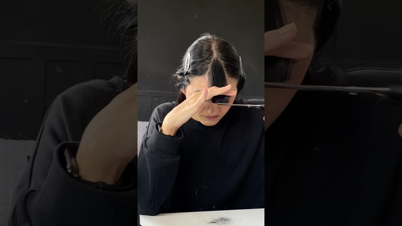 manual da franjinha | epis&oacute;dio ￼2 como cortar ￼🤍 #franjinha #franja