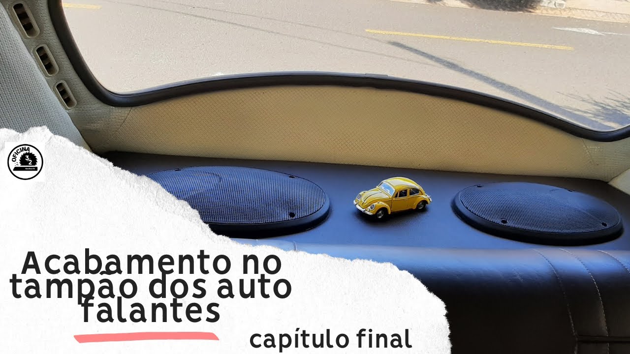 Tampão do chiqueirinho do fusca forrado em courvin.