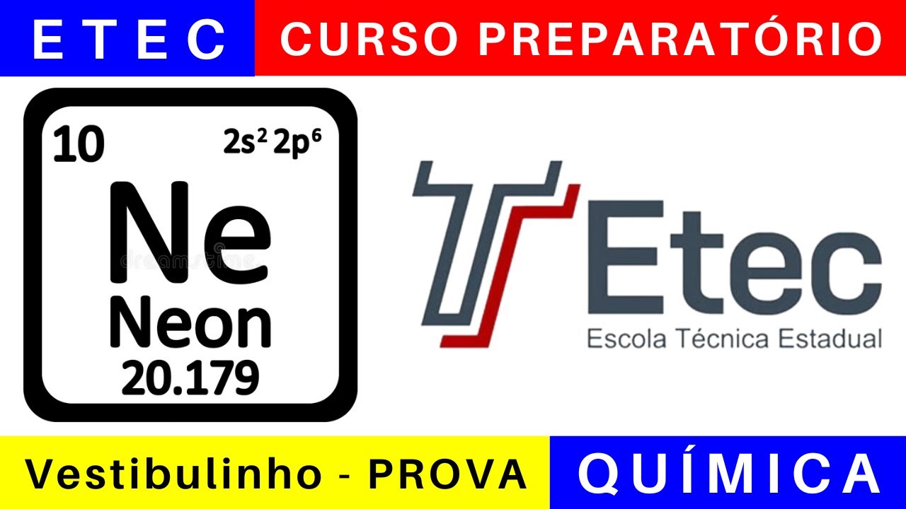 ETEC 🎯 Vestibulinho 2025/2026: o que Estudar para a Prova da ETEC em QUÍMICA @BoraETEC