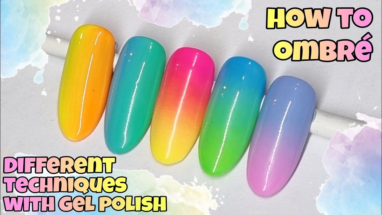 🌅 HOW TO OMBR&Eacute; | GEL POLISH OMBRE | Nail Art Design Tutorial | Gradient | Fade | Blend | Easy