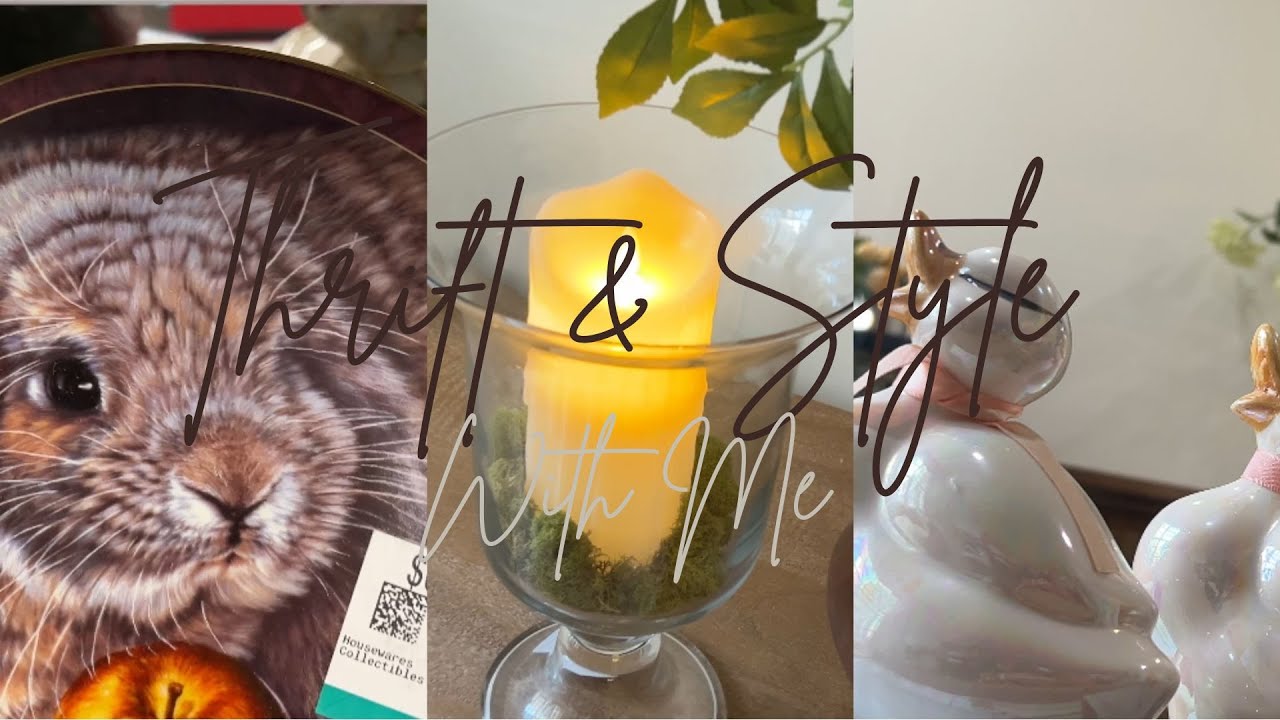 Thrift With Me for Budget Home Decor | Huge Vintage Haul + Decorating Ideas