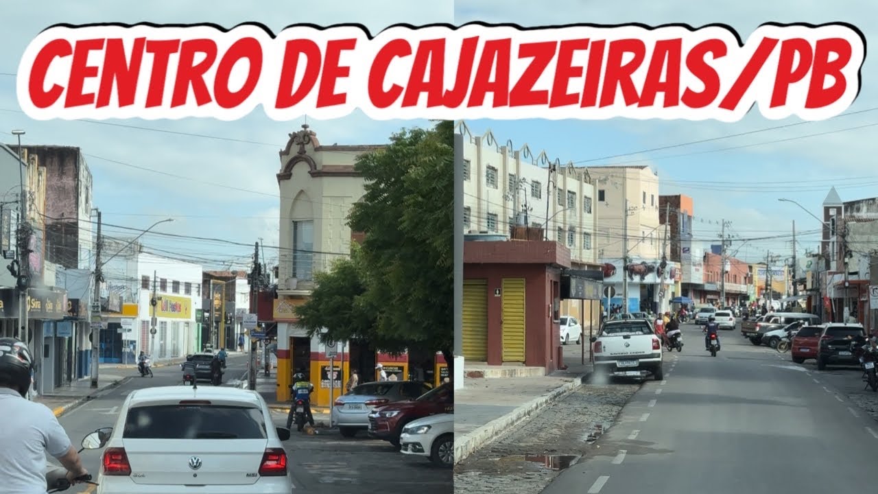 CONHEÇA O CENTRO DA CIDADE DE CAJAZEIRAS PARAÍBA.