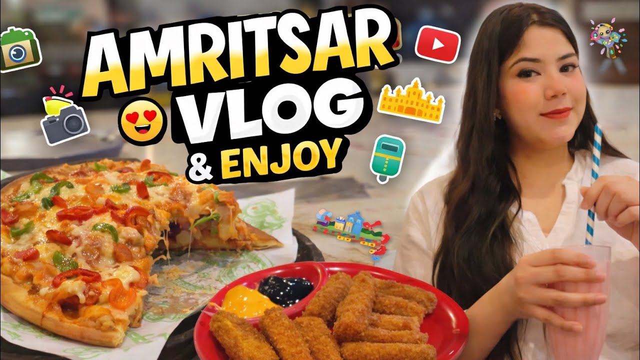 Amritsar Vlog 😍 Food, Fun & Enjoyment | Full Day Masti. #amritsar #foodvlog #travelvlog #youtube 