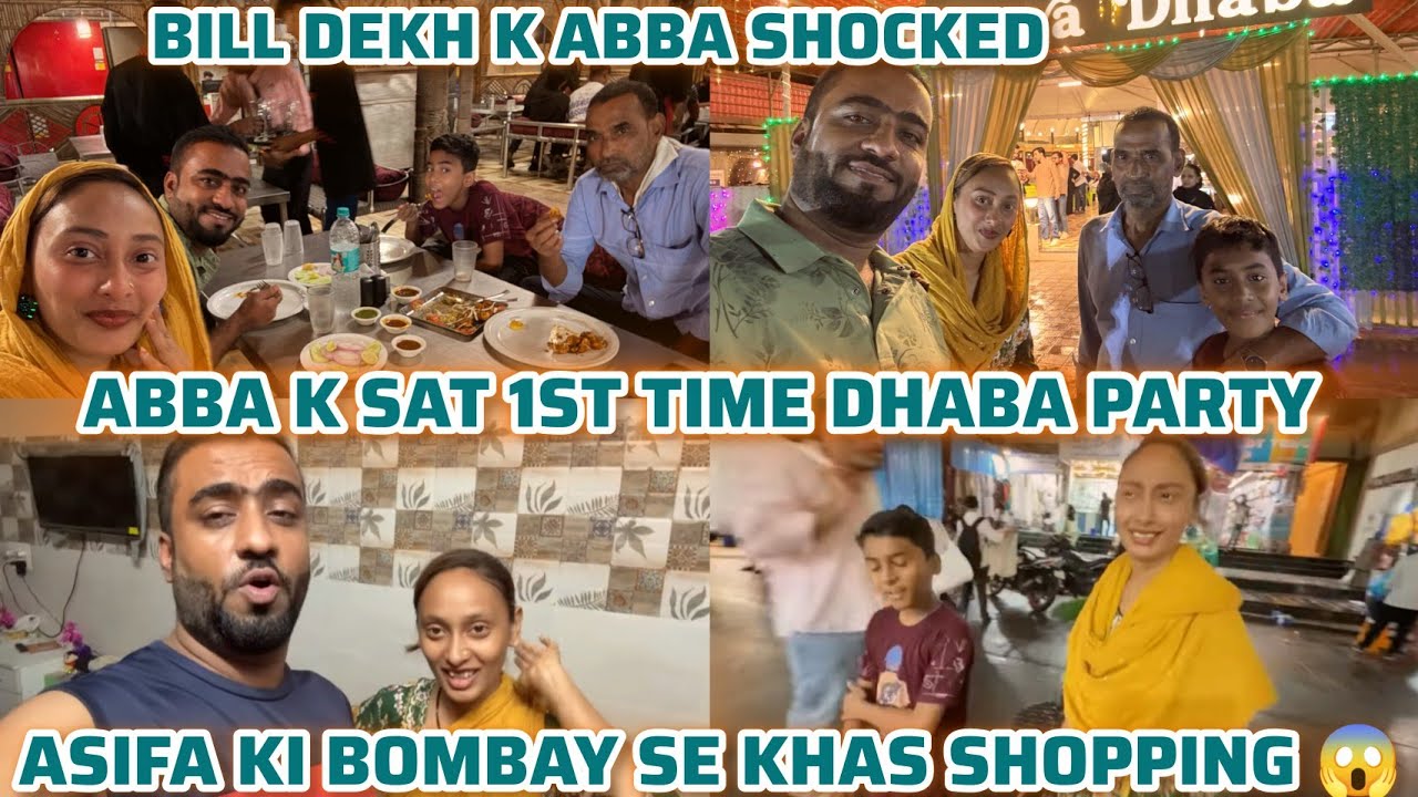 DHABE KI BILL DEKH ABBA KA REACTION😱 | ASIFA KI BOMBAY SE PRODUCT SHOPPING  #shafiqueaasifa