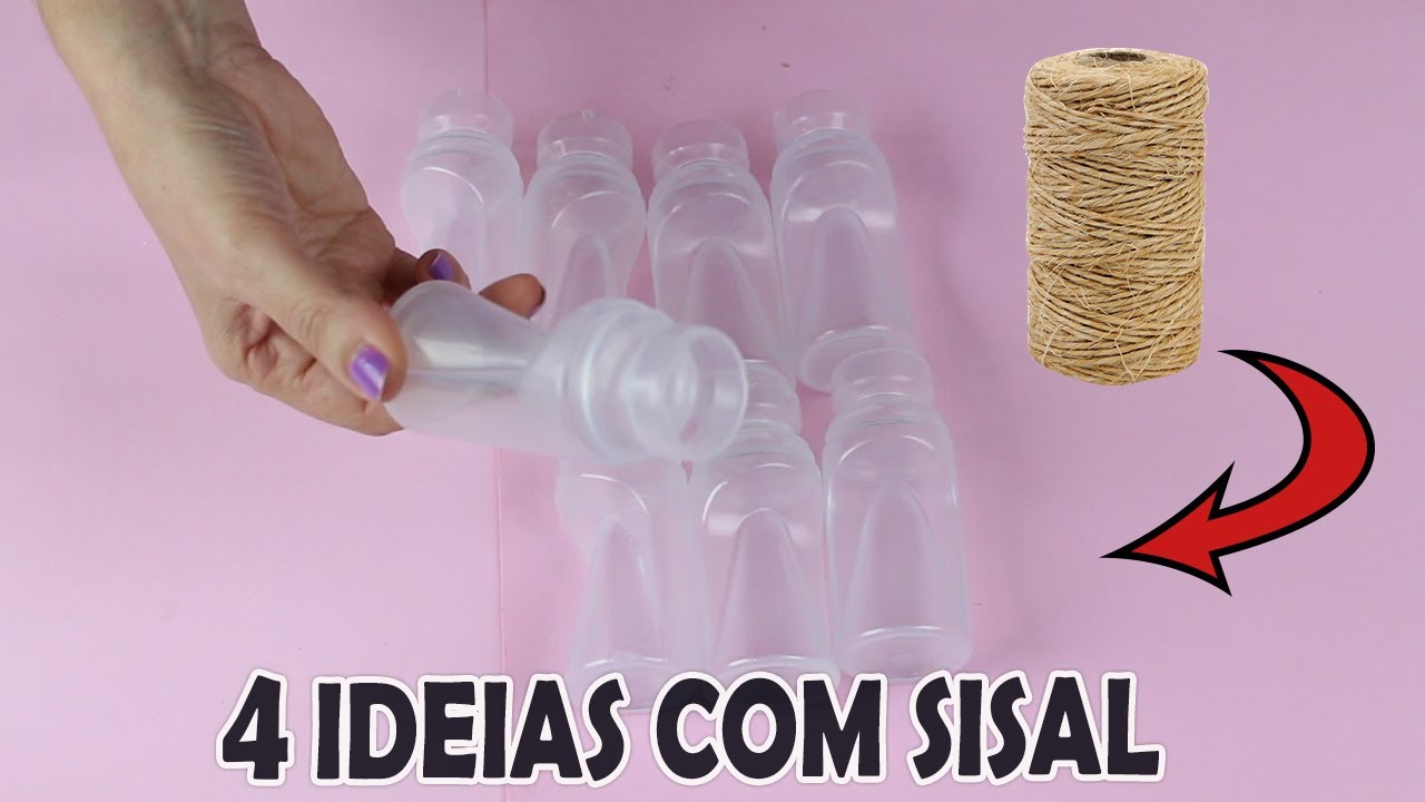 6 IDEIAS COM CORDA DE SISAL - DO LIXO AO LUXO