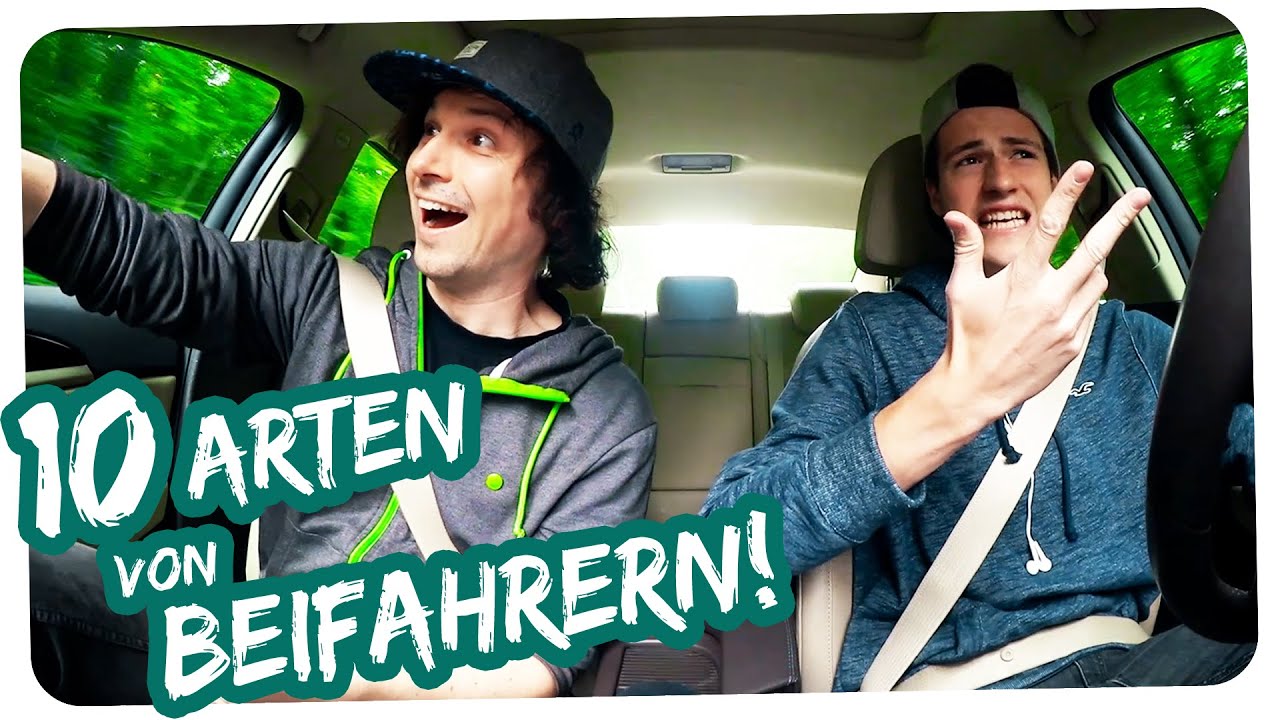 10 ARTEN VON BEIFAHRERN | Chris Halb12 feat. BradeTV