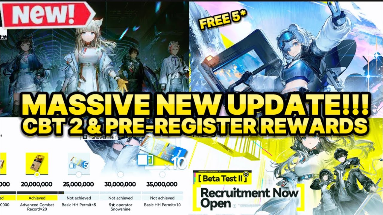 [Arknights: Endfield] DONT MISS OUT! How to join beta test 2 & INSANE pre-registration REWARDS!